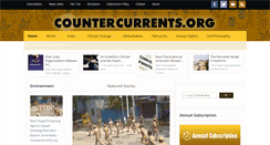 Desktop Screenshot of countercurrents.org